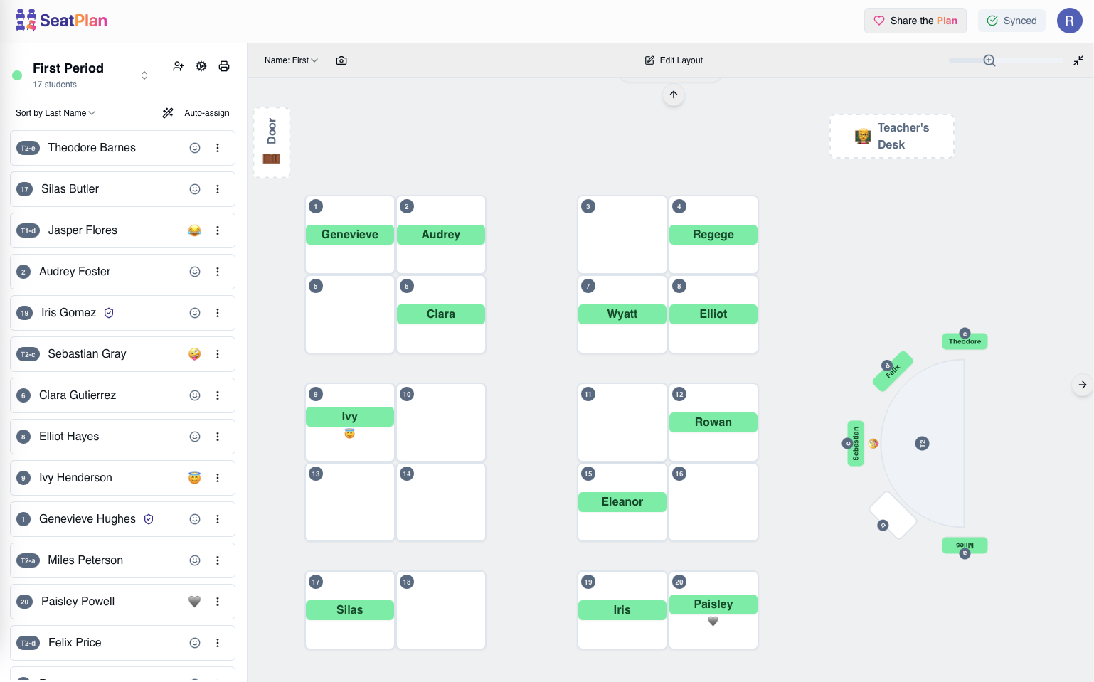 SeatPlan Application Preview